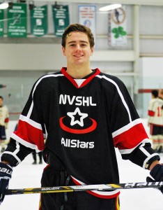 Senior captain Ryan Scott ended his high school hockey career as the Cardinals' representative in the annual all star game in February.