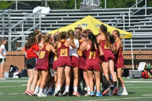 Cardinals celebrate second consecutive state title win over neighborhood rival, St Stephens & St Agnes in May 2015